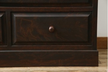 和製ヴィンテージ　民芸家具　モダンな佇まいが魅力的な松本民芸家具風のチェスト　(R-047314)