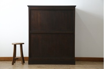 和製ヴィンテージ　民芸家具　モダンな佇まいが魅力的な松本民芸家具風のチェスト　(R-047314)