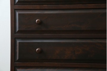 和製ヴィンテージ　民芸家具　モダンな佇まいが魅力的な松本民芸家具風のチェスト　(R-047314)