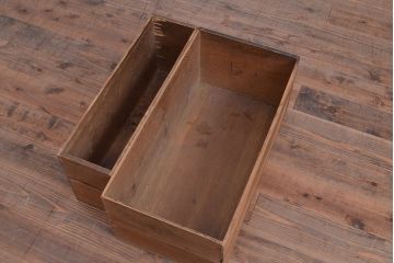 和製アンティーク　明治大正期　奥深い味わいが感じられる小振りなサイズの階段箪笥(時代箪笥)(R-047324)