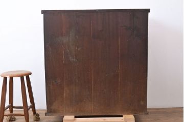 和製アンティーク　ヒノキ材の味わいがたっぷりと感じられる和タンス(引き出し、チェスト)(R-047326)