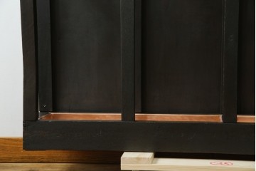 和製アンティーク　昭和初期　玄関の整理整頓や身支度に便利な傘立て&コートハンガー　(R-047329)