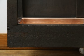 和製アンティーク　昭和初期　玄関の整理整頓や身支度に便利な傘立て&コートハンガー　(R-047329)