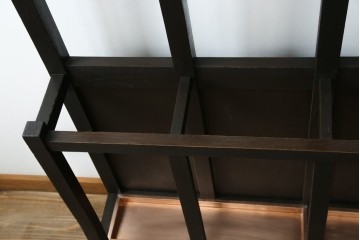 和製アンティーク　昭和初期　玄関の整理整頓や身支度に便利な傘立て&コートハンガー　(R-047329)