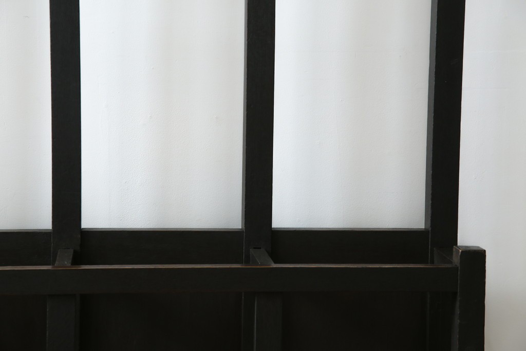 和製アンティーク　昭和初期　玄関の整理整頓や身支度に便利な傘立て&コートハンガー　(R-047329)