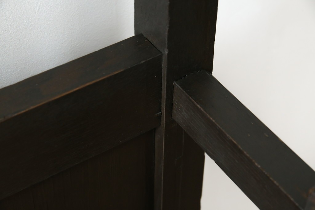 和製アンティーク　昭和初期　玄関の整理整頓や身支度に便利な傘立て&コートハンガー　(R-047329)