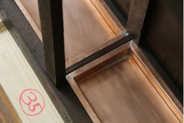 和製アンティーク　昭和初期　玄関の整理整頓や身支度に便利な傘立て&コートハンガー　(R-047329)