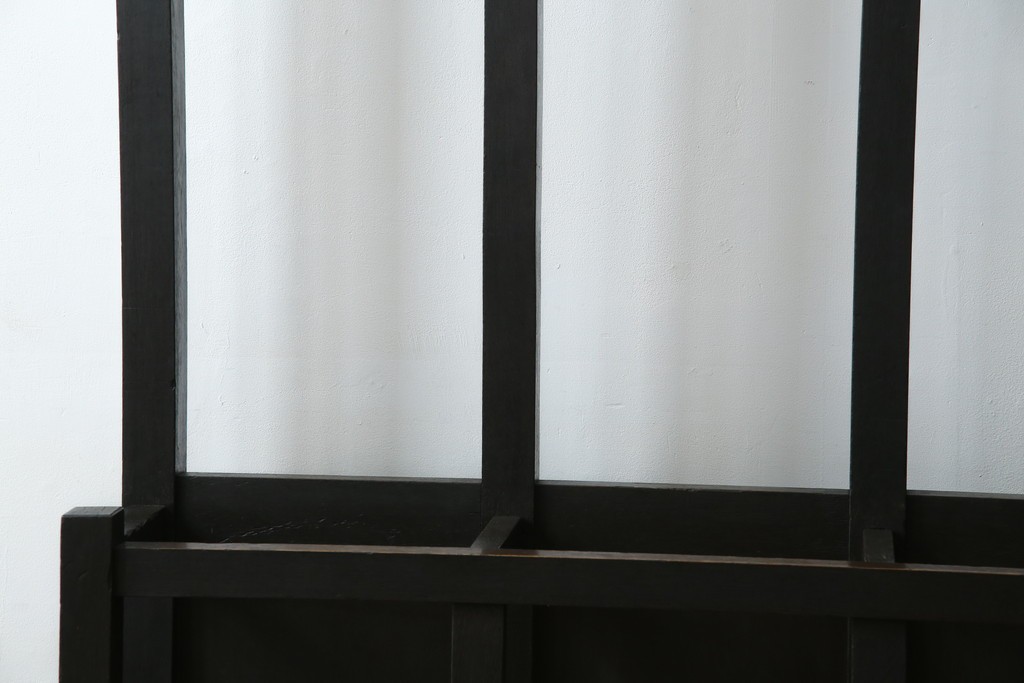 和製アンティーク　昭和初期　玄関の整理整頓や身支度に便利な傘立て&コートハンガー　(R-047329)