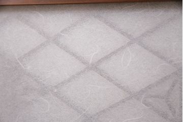 アンティーク建具　麻の葉文様の組子が素敵な昭和中期の欄間(明かり取り、明り取り)(R-047336)