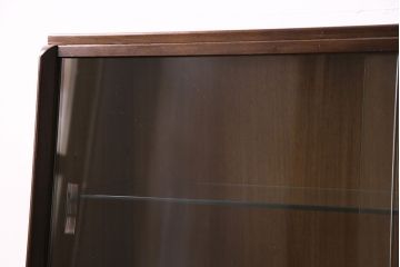 ヴィンテージ家具　北欧ビンテージ　G-PLAN(ジープラン)　チーク材　ミッドセンチュリースタイルにおすすめなブックケース&ディスプレイキャビネット(収納棚、戸棚、本箱、キャビネット)(R-047339)