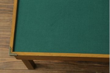 和製アンティーク　栓材　希少!レトロな雰囲気を盛り上げる折りたたみ式の雀卓(麻雀卓、折りたたみテーブル)(R-047342)