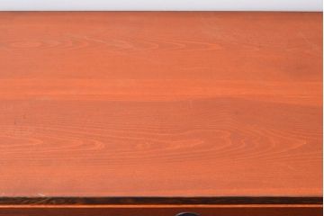 アンティーク　極美品　前面(黒柿孔雀杢・ケヤキ玉杢)　中(桐)　側面(楠木)　漆塗り　群馬県の織物問屋から出てきました!!最高級のローボード(収納箪笥、整理箪笥、テレビ台、ローチェスト)(R-047349)