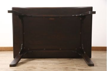 ヴィンテージ家具　松本民芸家具　#70型食卓　脚のデザインがおしゃれなダイニングテーブル(定価約19万円)(4人掛け、ビンテージ)(R-047356)