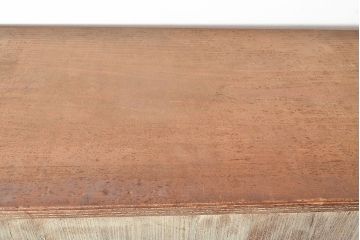 和製アンティーク　味わい深い木肌が魅力的な前面桐材製の戸棚(テレビ台、ローボード)(R-047358)