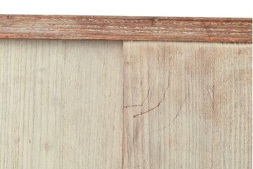 和製アンティーク　味わい深い木肌が魅力的な前面桐材製の戸棚(テレビ台、ローボード)(R-047358)