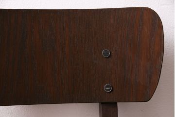 和製ヴィンテージ　温かみのある雰囲気が魅力の小ぶりなチェア(ダイニングチェア、椅子、ビンテージ)(R-047374)