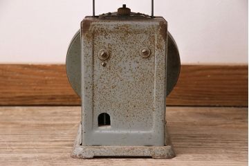 アンティーク雑貨　昭和中期　Tanimoto　レトロな佇まいが可愛らしいベビースケール(赤ちゃん体重計、ベビー秤、籠付き、バスケット)(R-047380)