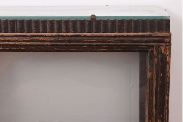 アンティーク　ナラ材製　見せる収納でお気に入りのスペース作りができるガラスケース(ショーケース、陳列棚)(R-047388)