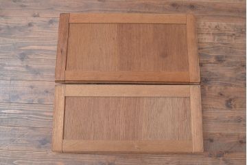 昭和レトロ　懐かしい雰囲気が魅力の倹飩(けんどん)式扉の小物収納箱(収納棚)(R-047389)