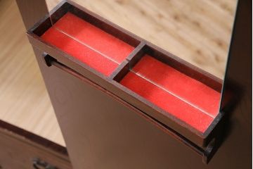 中古　岩谷堂箪笥をベースに使いやすく薄型リメイクする収納棚(本箱、キャビネット、上下バラ売り可能)(R-047398)