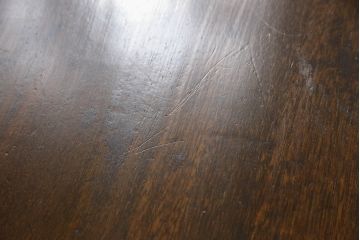 和製アンティーク　栓材　昭和初期　昔懐かしい佇まいが魅力的なちゃぶ台(座卓、丸型、ローテーブル、折りたたみテーブル)(R-047413)