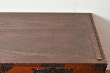中古　民芸家具　岩谷堂箪笥　衣装盆付き　和モダンなお部屋にぴったりの箪笥サイドボード(ローボード、テレビ台)(R-047416)