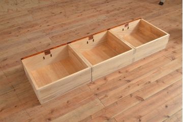 中古　民芸家具　岩谷堂箪笥　衣装盆付き　和モダンなお部屋にぴったりの箪笥サイドボード(ローボード、テレビ台)(R-047416)