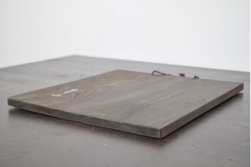 鐵秀作　木製翁面(木彫、彩色、能面、銀座和光)(R-047428)