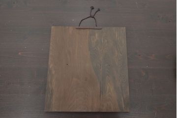 鐵秀作　木製翁面(木彫、彩色、能面、銀座和光)(R-047428)