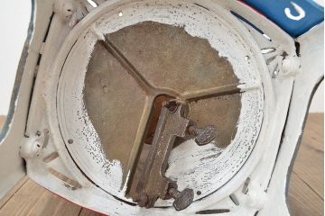 昭和レトロ　古い手回し　かき氷機(手動式)(R-047430)