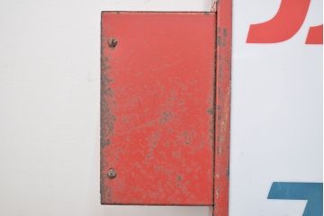 古い　カワサキ　スーパースポーツ　両面看板(ブリキ、アクリル)(R-047431)