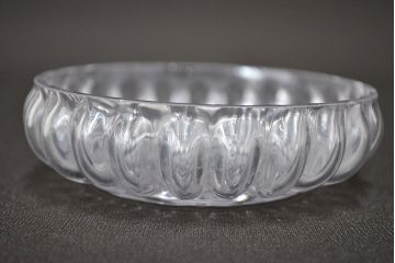 江戸ガラス　小皿(型吹きガラス、ギヤマン、ぎやまん)(R-047437)