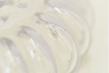 江戸ガラス　小皿(型吹きガラス、ギヤマン、ぎやまん)(R-047437)