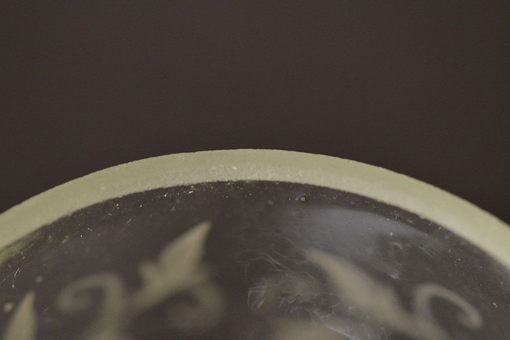 江戸ガラス　切子盃(ギヤマン、ぎやまん、吹きガラス、杯)(R-047438)