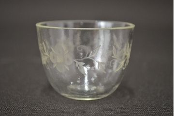 江戸ガラス　切子盃(ギヤマン、ぎやまん、吹きガラス、杯)(R-047438)