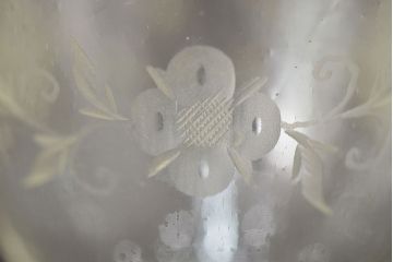 江戸ガラス　切子盃(ギヤマン、ぎやまん、吹きガラス、杯)(R-047438)