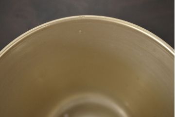 昭和レトロ　古い　アイスペール2点(アルミ、ガラス、日本製、アイスバスケット)(R-047440)