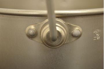 昭和レトロ　古い　アイスペール2点(アルミ、ガラス、日本製、アイスバスケット)(R-047440)
