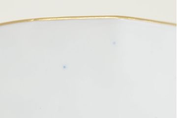 イギリス　1898年　ロイヤルクラウンダービー　印判花籠図　モカカップ&ソーサー(ROYAL CROWN DERBY、洋食器)(R-047442)