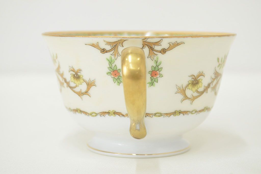 オールドノリタケ　カップ&ソーサー　ケーキ皿など3点(洋食器、Noritake)(R-047443)