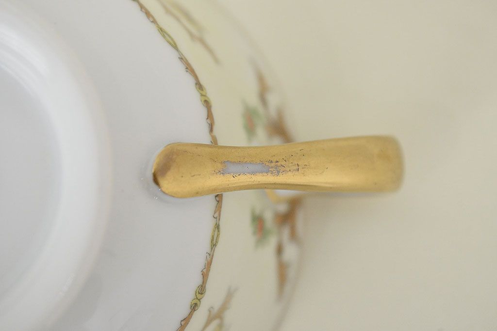 オールドノリタケ　カップ&ソーサー　ケーキ皿など3点(洋食器、Noritake)(R-047443)