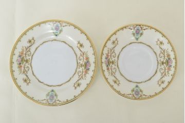 オールドノリタケ　カップ&ソーサー　ケーキ皿など3点(洋食器、Noritake)(R-047443)