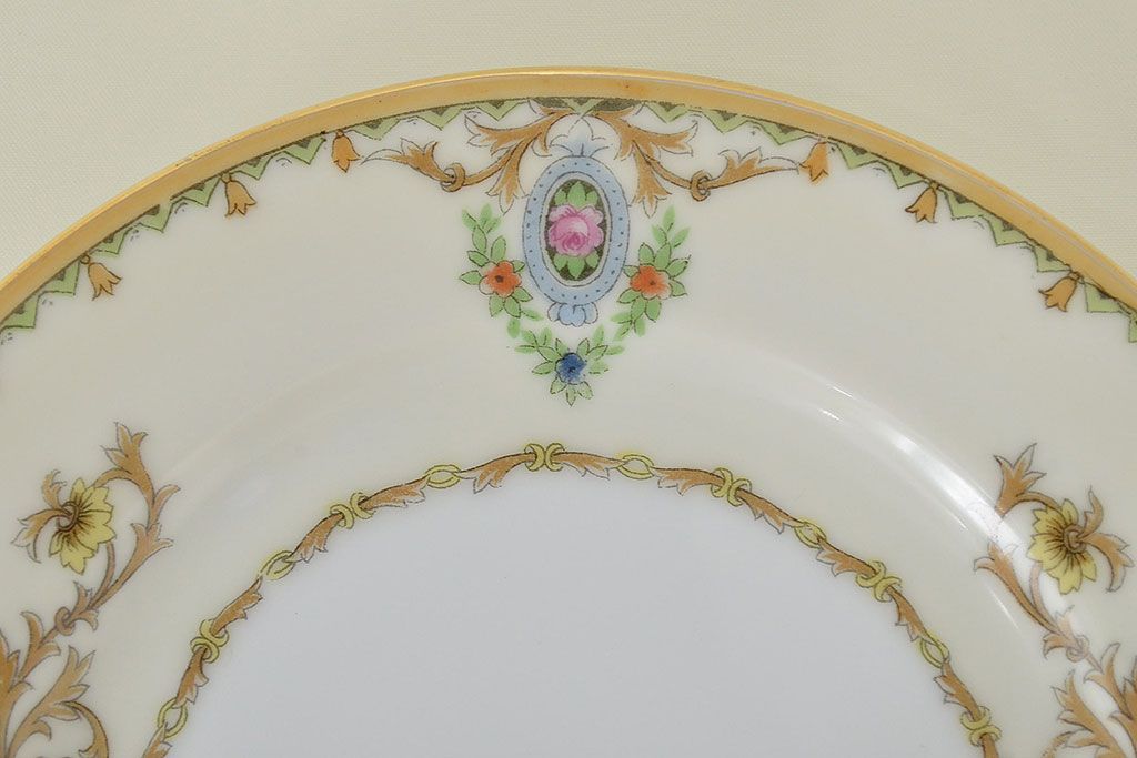 オールドノリタケ　カップ&ソーサー　ケーキ皿など3点(洋食器、Noritake)(R-047443)