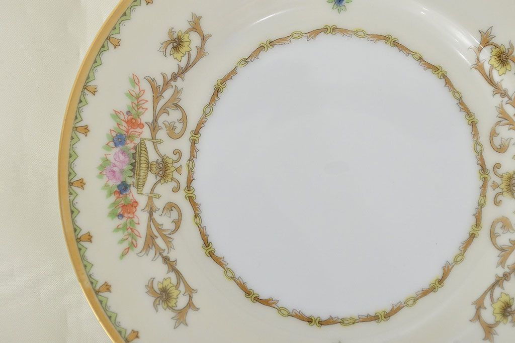 オールドノリタケ　カップ&ソーサー　ケーキ皿など3点(洋食器、Noritake)(R-047443)