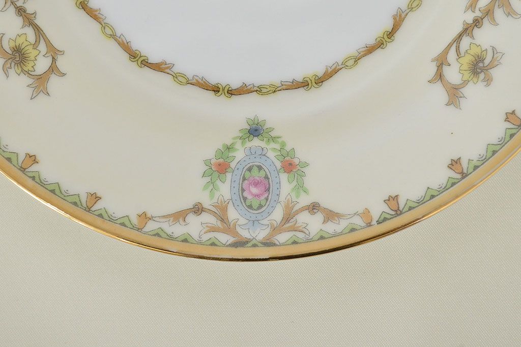 オールドノリタケ　カップ&ソーサー　ケーキ皿など3点(洋食器、Noritake)(R-047443)