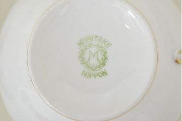 オールドノリタケ　カップ&ソーサー2客　KPM皿　大・小各2枚(洋食器、Noritake)(R-047444)