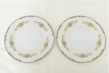 オールドノリタケ　カップ&ソーサー2客　KPM皿　大・小各2枚(洋食器、Noritake)(R-047444)