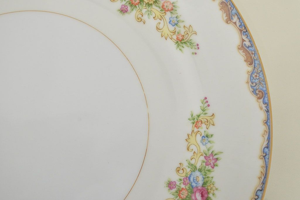 オールドノリタケ　カップ&ソーサー2客　KPM皿　大・小各2枚(洋食器、Noritake)(R-047444)