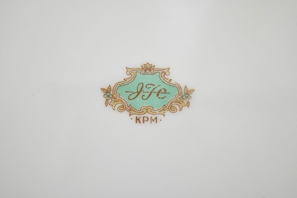 オールドノリタケ　カップ&ソーサー2客　KPM皿　大・小各2枚(洋食器、Noritake)(R-047444)