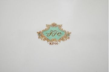 オールドノリタケ　カップ&ソーサー2客　KPM皿　大・小各2枚(洋食器、Noritake)(R-047444)